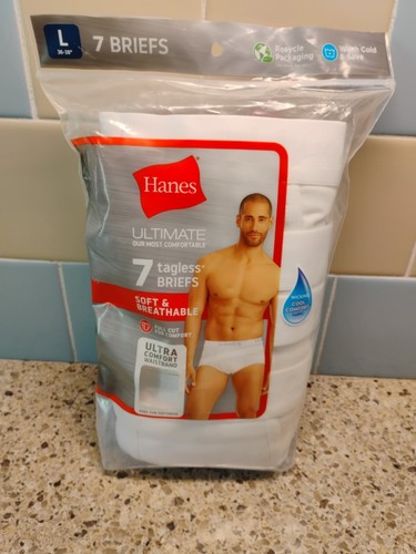 Hanes men white - white, briefs