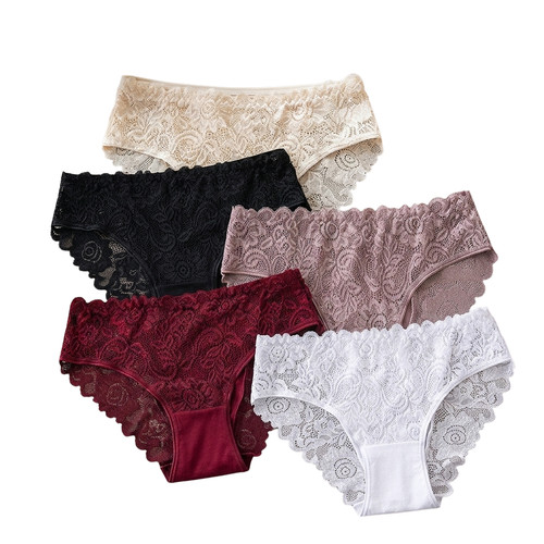 Pack women cotton - cotton, lace