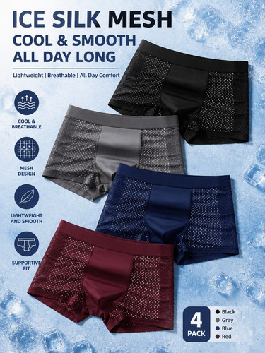 Pack men ice - 4‑pack, mesh